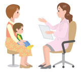 病院へ通う子供